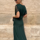 Louise | Vestido maxi elegante de fiesta con escote en V ✨