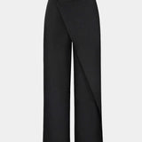 Oaklyn Pantalones Rectos con Drapado Moderno