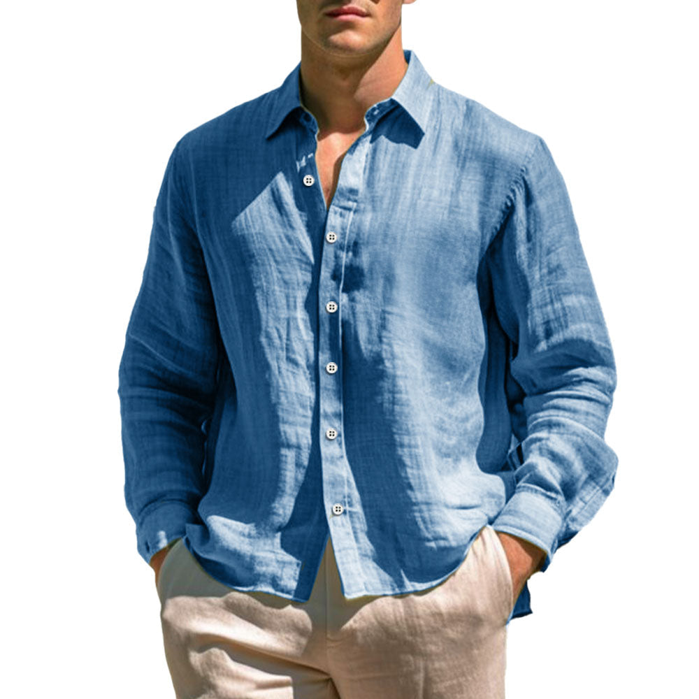 Camisa casual de lino