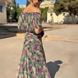 Louise | Vestido maxi elegante de fiesta con escote en V ✨