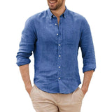 Camisa de lino transpirable
