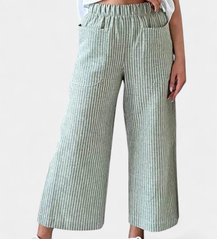 Lumiere Pantalones Livianos de Corte Relajado