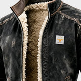 Ricardo™ | Chaqueta con aspecto de cuero y diseño distintivo