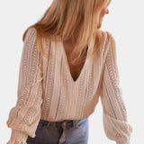 Emery | Blusa de Encaje de Crochet