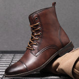Morgan™ | Botines de cuero sintético