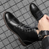 Morgan™ | Botines de cuero sintético