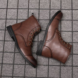 Morgan™ | Botines de cuero sintético