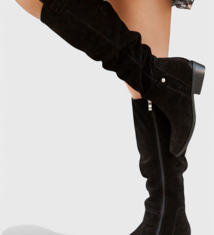 Celine Botas Altas de Estilo Retro