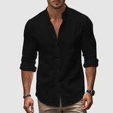 Camisa de lino transpirable