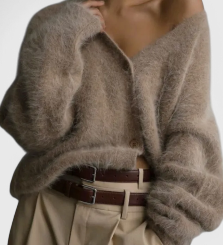 Daniela | Cardigan de Mezcla de Cachemira Suave