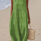 Rose™ | Vestido midi bordado