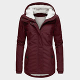 Anna™ | Chaqueta otoñal larga de felpa