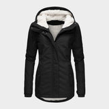 Anna™ | Chaqueta otoñal larga de felpa