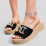 Evelysa | Sandalias con brillo