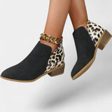 Janicee Botas Ortopédicas con Estampado de Leopardo