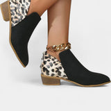 Janicee Botas Ortopédicas con Estampado de Leopardo