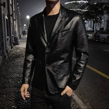 Rafael™ | Chaqueta de Cuero Casual para Negocios