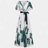 Nayla™ | Vestido Largo Acuarela de Ensueño