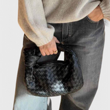 Sage Bolso Satchel Mini Woven